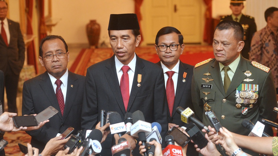 Pidato Jokowi di HUT TNI Tak Berniat Singgung Panglima