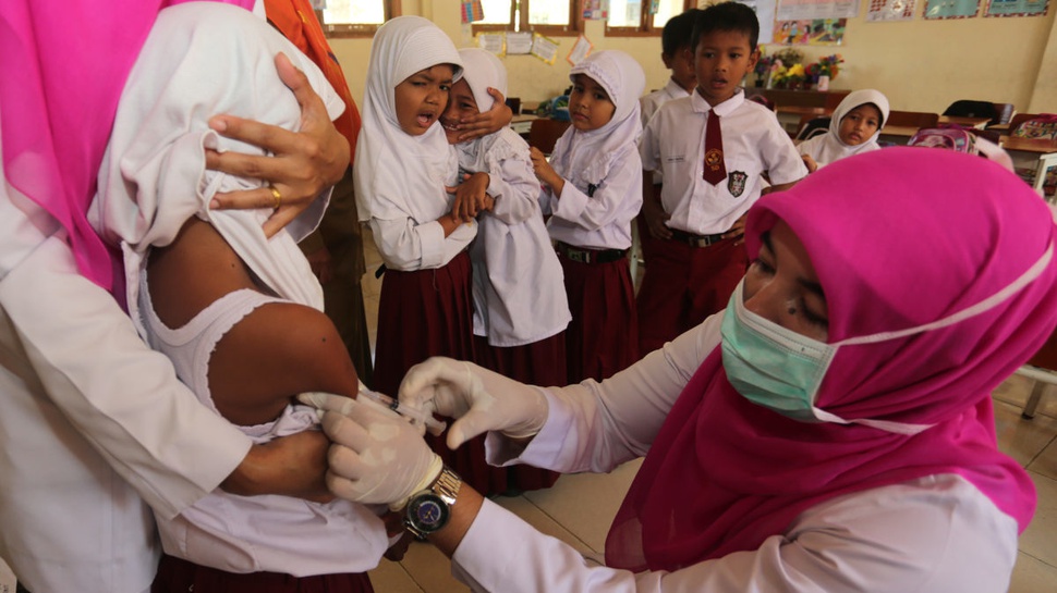 Keengganan Vaksinasi Membuat Difteri Merebak di Jawa Timur