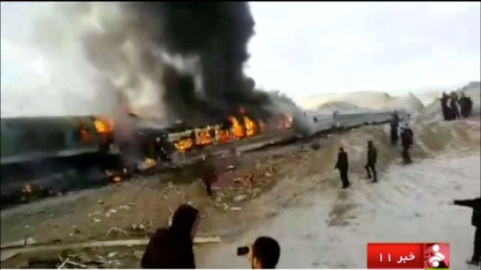 49 Peziarah Syiah Tewas dalam Tabrakan Kereta di Iran
