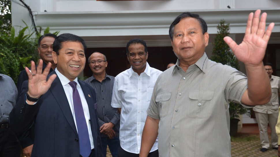 Setnov: Pertemuan SBY-Prabowo Bukan untuk Jegal Jokowi