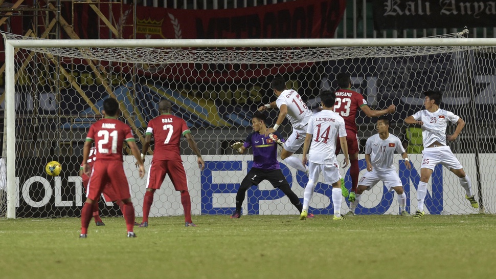Head to Head Indonesia vs Vietnam & Daftar Pemain Timnas di AFF Cup