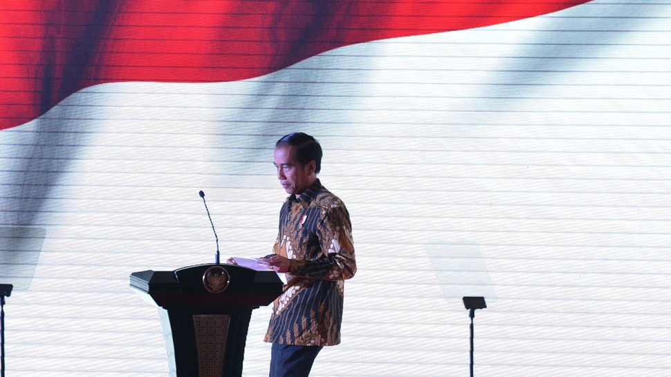 Presiden Jokowi Hadiri Pelantikan Kader Partai Hanura