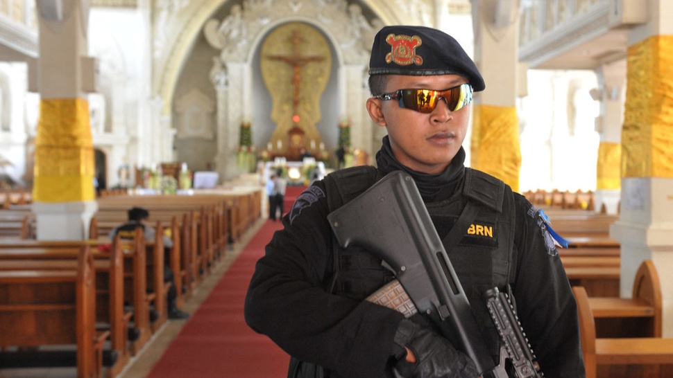 Pengamanan Natal di Bali
