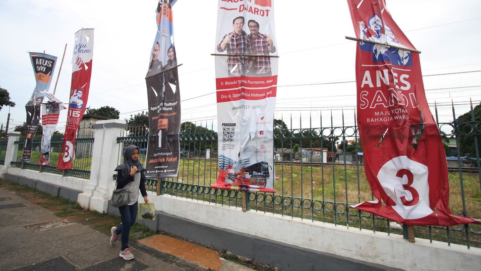 KPU DKI Larang Atribut Kampanye & Rapat Akbar di Putaran II