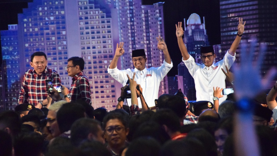 Ahok dan Anies Maju Putaran Kedua Pilkada DKI Jakarta