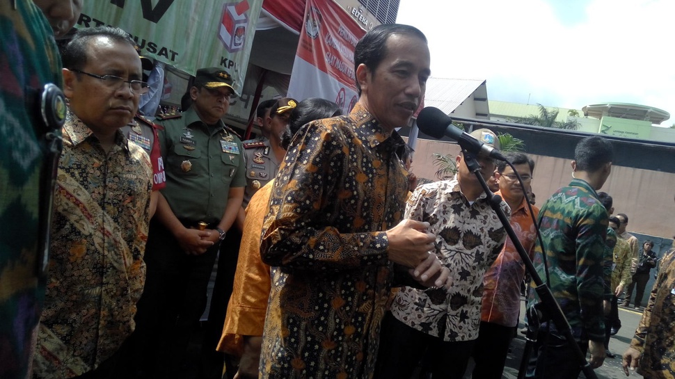 Setelah Coblos, Presiden Jokowi Akan Bicara Soal Antasari