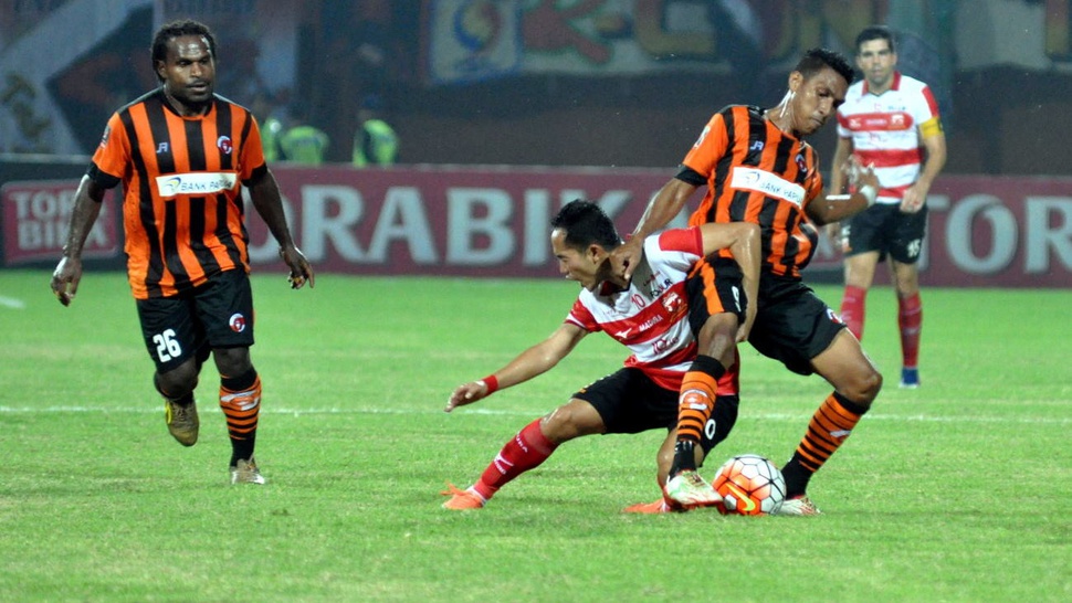 Hasil Akhir Perseru Serui vs Madura United Skor 2-0