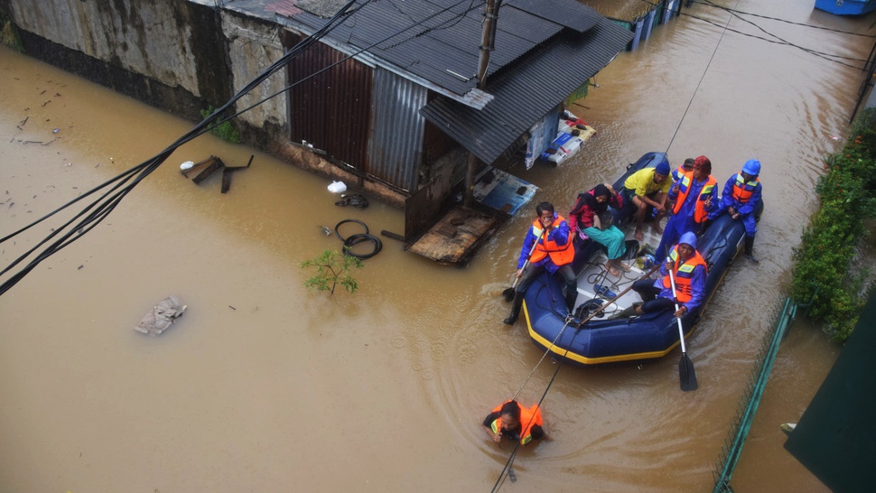 Ribuan Rumah di Jakarta Terendam Banjir