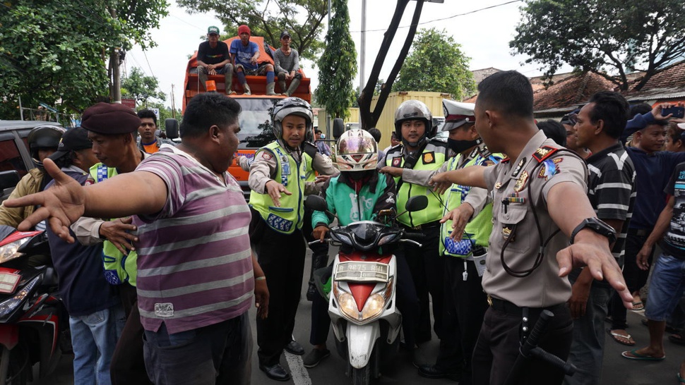 21 Orang Diciduk Pascabentrok Angkot-Ojek Online Tangerang