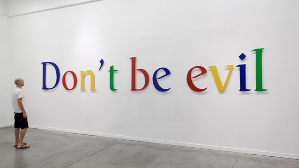 Don't be Evil, Pisau Bermata Dua Slogan Google