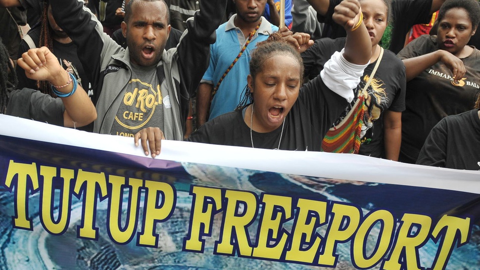 Ratusan Karyawan Freeport Ancam Tutup Sentra Pemerintahan