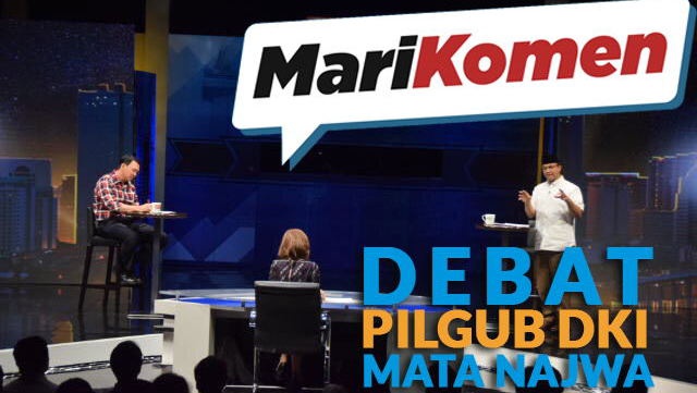 #MariKomen Debat Pilgub DKI Mata Najwa oleh Yunarto Wijaya