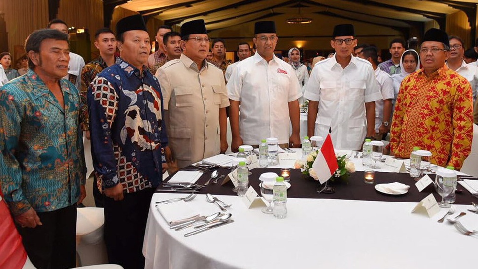 Prabowo Yakin Anies-Sandiaga Akan Pimpin Jakarta