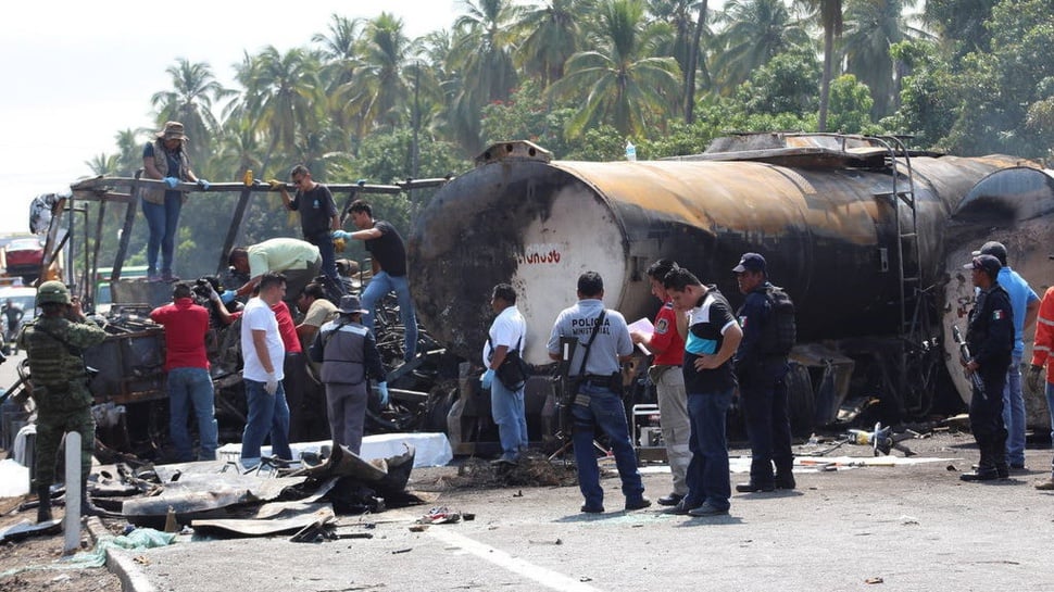 Korban Kecelakaan Bus Meksiko Bertambah Jadi 26 Orang
