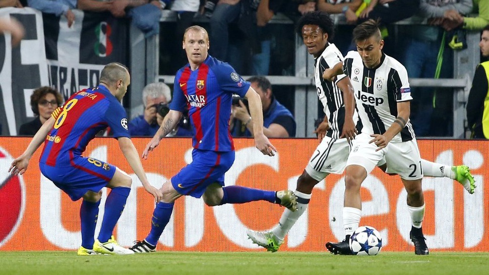 Soal Seni Pertahanan Juventus di Nou Camp