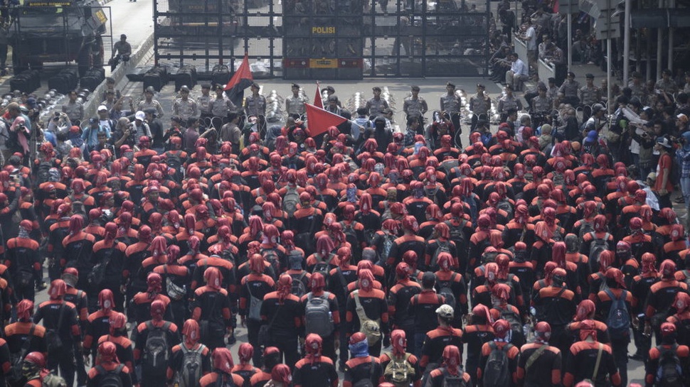 Demo Buruh KSPI di Jakarta Besok Dikawal 8.500 Polisi