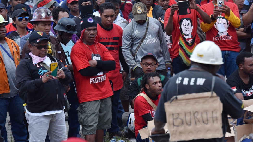 Aksi Mogok Pekerja Freeport Dimulai di Tengah Isu Intimidasi