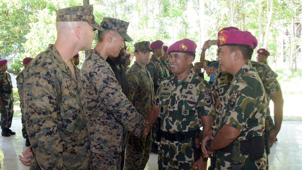 Perkuat Taktik Tempur, TNI AL dan AS Gelar Latihan Bersama