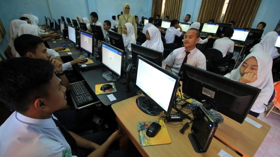UNBK SMP di Semarang Sempat Alami Gangguan Server di Sesi Pertama