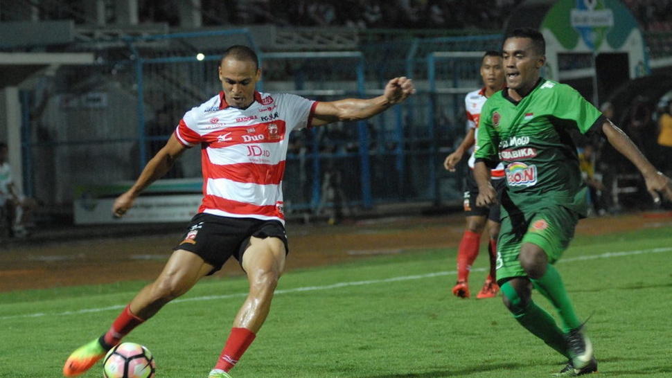 Hasil Akhir PS TNI vs Madura United Skor 2-3