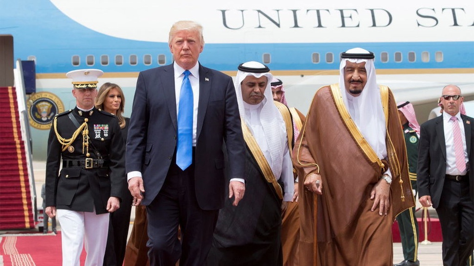 Trump Pidato Serukan Pemimpin Arab Usir Ekstremis Islam 