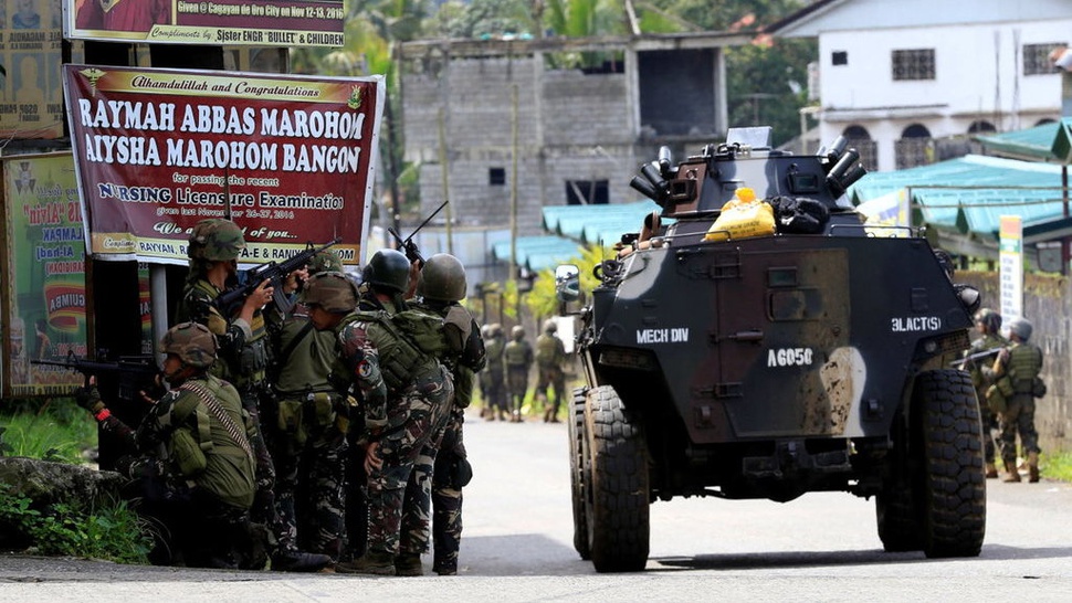 Pasukan Amerika Diam-diam di Dekat Marawi Filipina