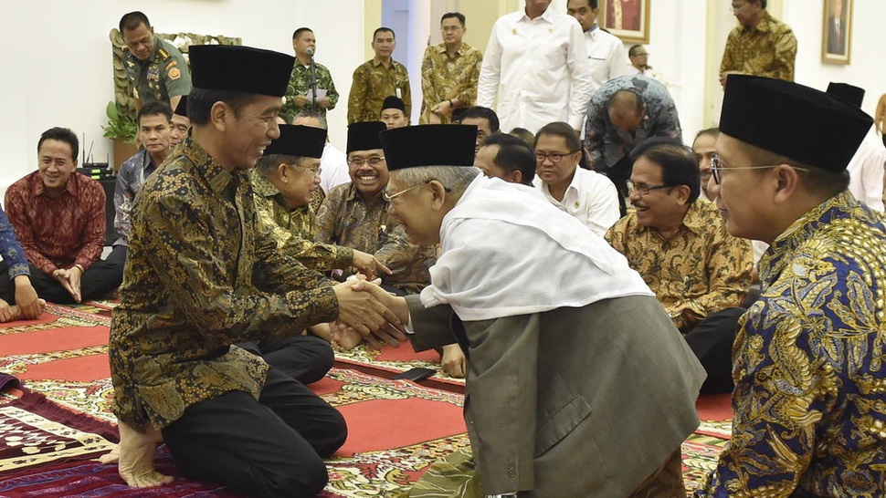 Ma'ruf Amin Siap Jadi Cawapres Jokowi Asal Tanpa Intervensi
