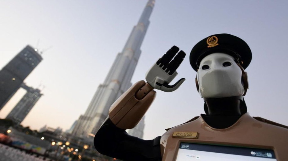 Dubai Kerahkan Polisi Robot untuk Jaga Tempat Wisata & Mal