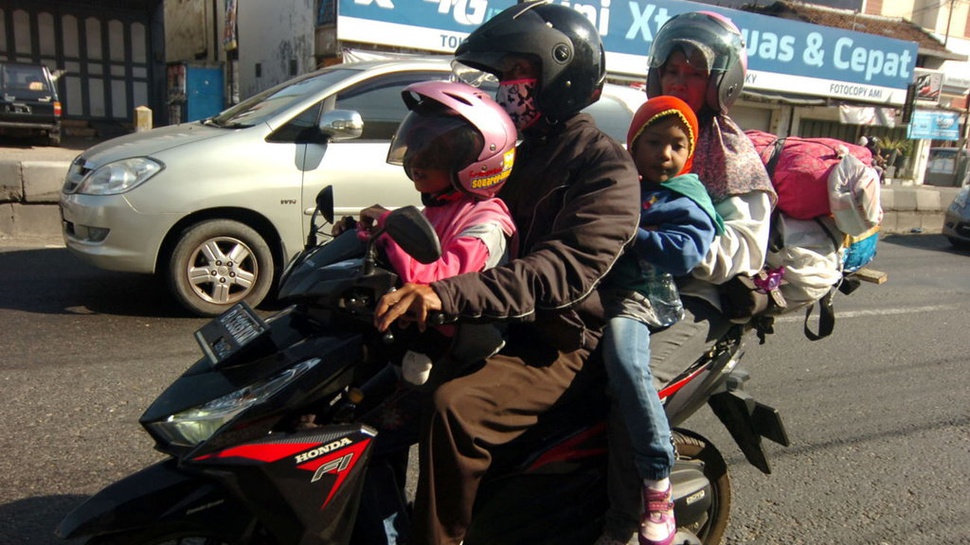 Hindari Mudik dengan Sepeda Motor demi Keselamatan Anak