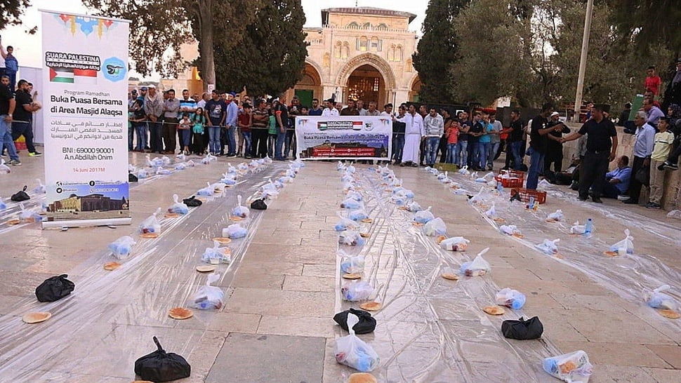 Bentrok Israel-Palestina di Masjid Al-Aqsa