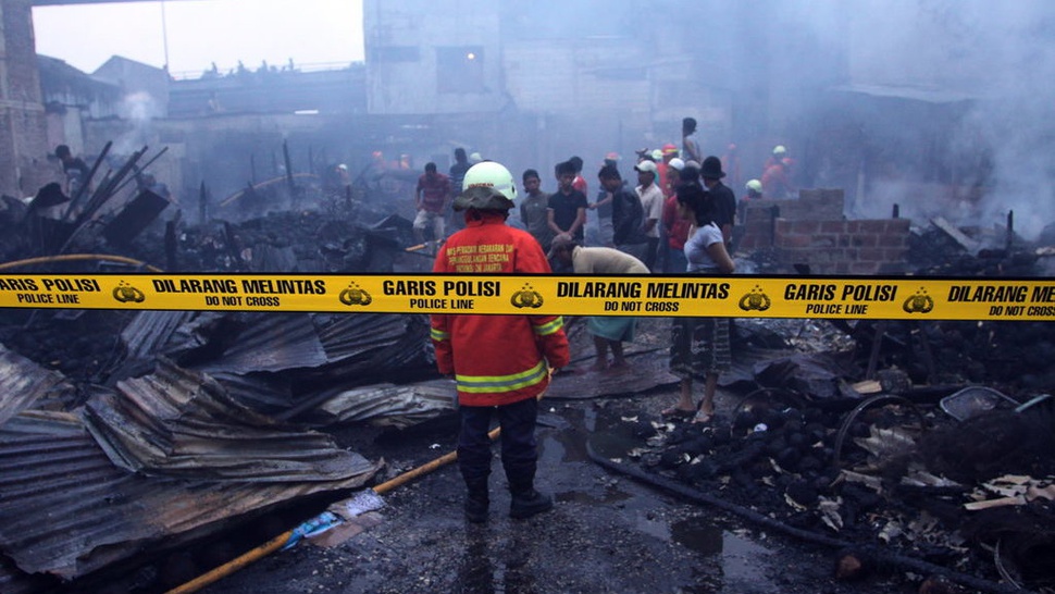 Tiga Kebakaran Terjadi di Jakarta Pusat Saat Idul Fitri 2017