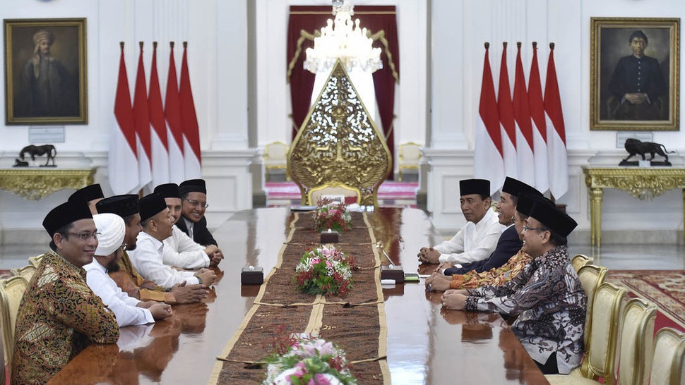 30 Menit Pertemuan GNPF MUI dan Jokowi