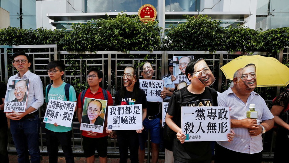 Cina Diprotes atas Meninggalnya Liu Xiaobo Berstatus Tahanan