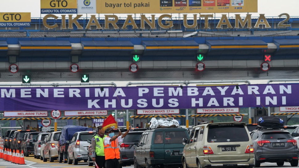Operator Berlakukan Aturan Contra Flow Jakarta-Cikampek