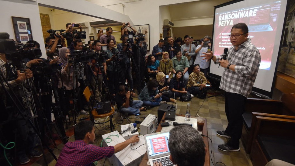 Menkominfo Sebut Indonesia Belum Terpapar Ransomware Petya 
