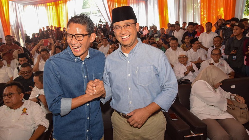 Jokowi akan Melantik Anies-Sandi pada 16 Oktober 2017 