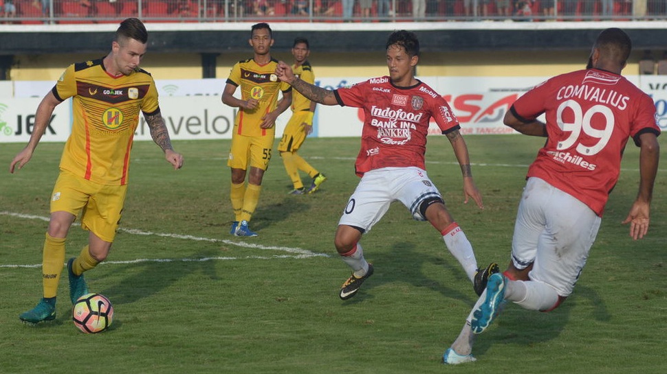 Hasil Liga GoJek-Traveloka Bali United vs Barito Putera 5-0