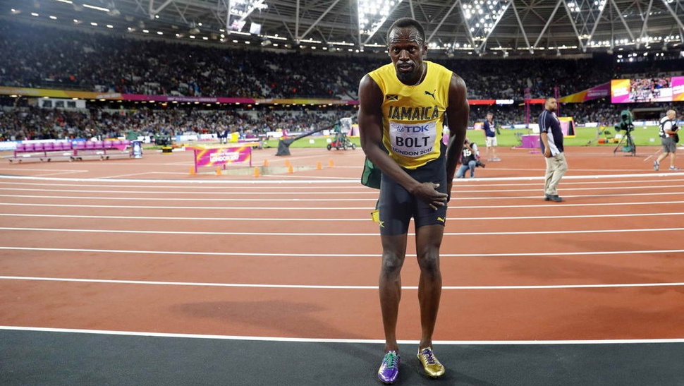 Akhirnya Usain Bolt Pun Berhenti Berlari