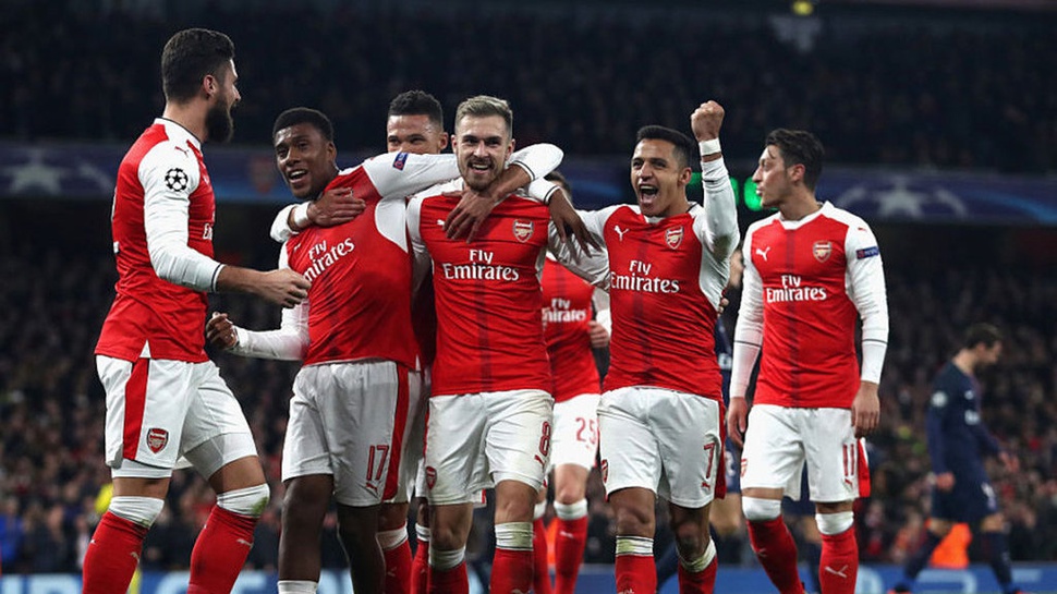 Hasil Liga Eropa: Arsenal Tundukkan Bate Borisov 4-2 