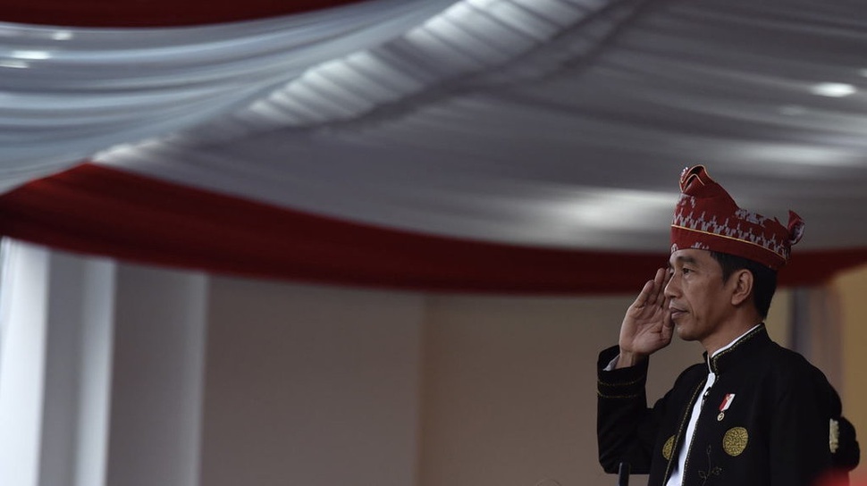 Jokowi Minta Insiden Bendera Terbalik Tak Usah Dibesarkan 