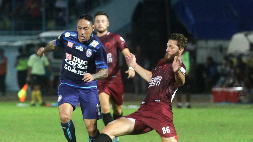 Hasil Akhir Arema FC vs PSM Makassar Skor 3-3