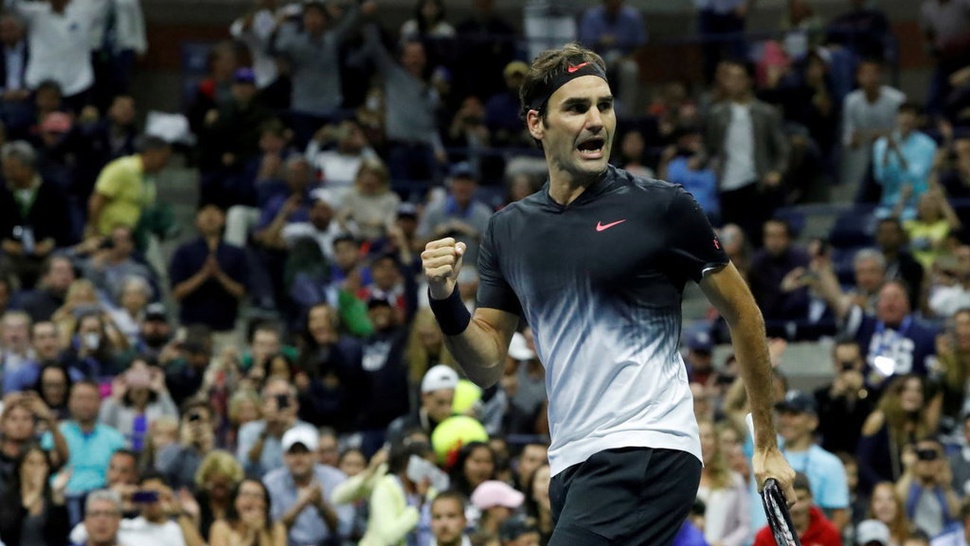 Hasil Wimbledon 2019: Kesulitan di Awal, Roger Federer ke Ronde 2
