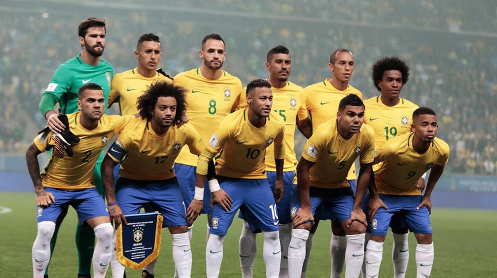 Profil Timnas Brasil di Piala Dunia 2018 Rusia