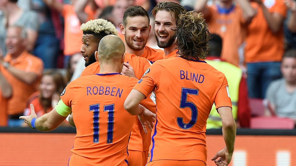 Hasil Belanda vs Jerman Skor Babak Pertama 1-0, Gol Virgil van Dijk