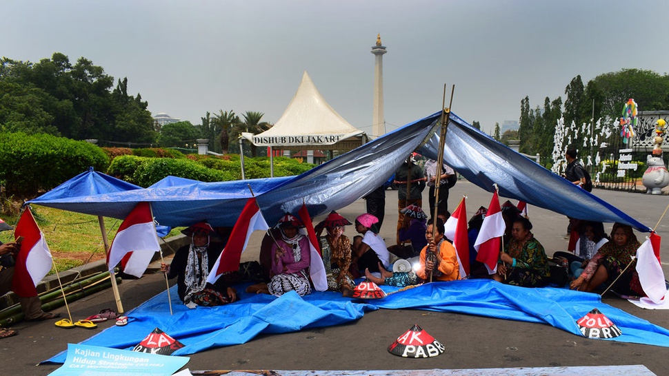 Tenda Protes Petani Kendeng