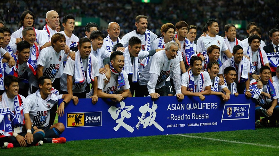 Profil Timnas Jepang di Piala Dunia 2018 Rusia