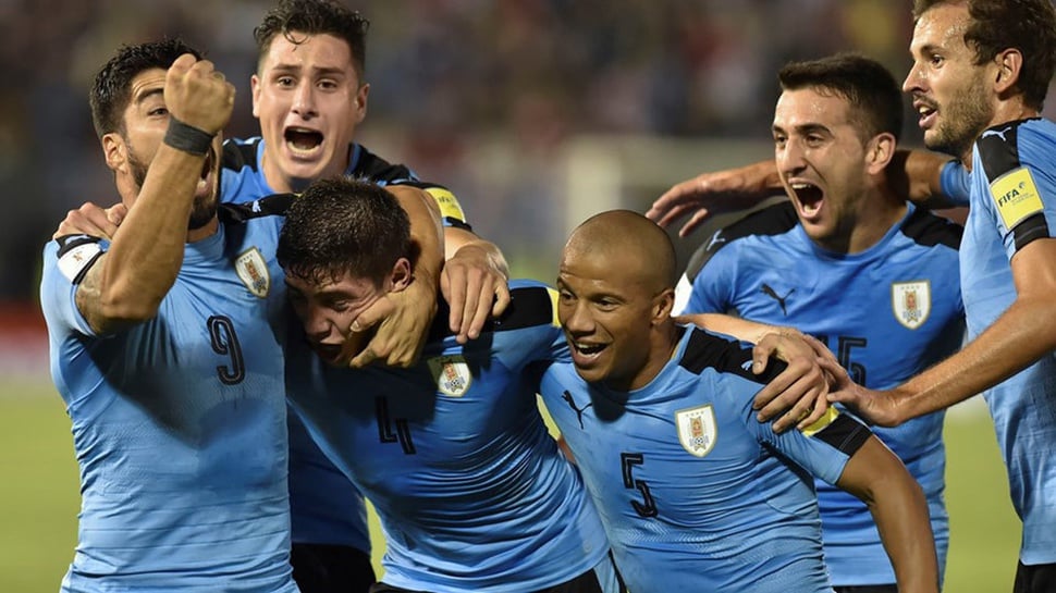 Hasil Uji Coba Piala Dunia 2018: Uruguay vs Uzbekistan Skor 3-0