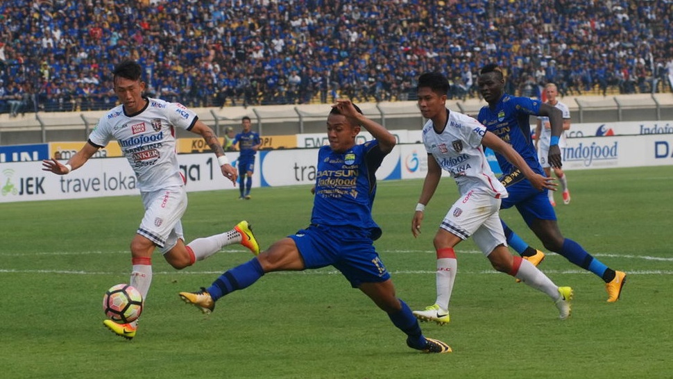 Hasil Bali United vs Persib di GoJek Liga 1 Skor Babak Pertama 0-0