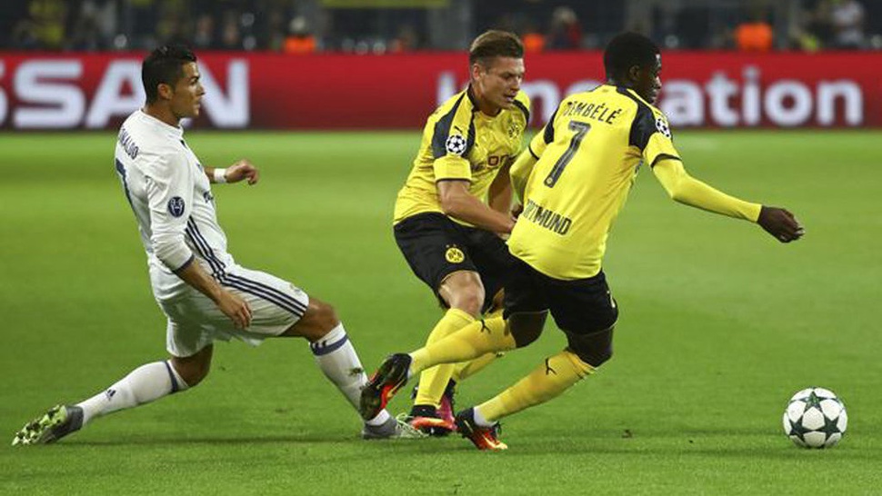 Hasil Borussia Dortmund vs Brugge di UCL Skor Babak Pertama 0-0