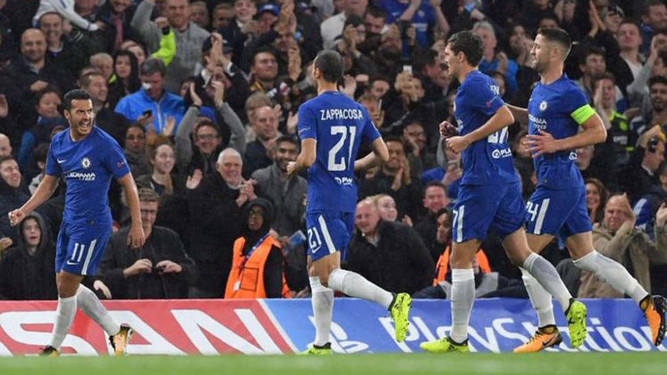 Chelsea vs Fulham: Hasil Babak Pertama 1-0, Pedro Cetak Gol Cepat